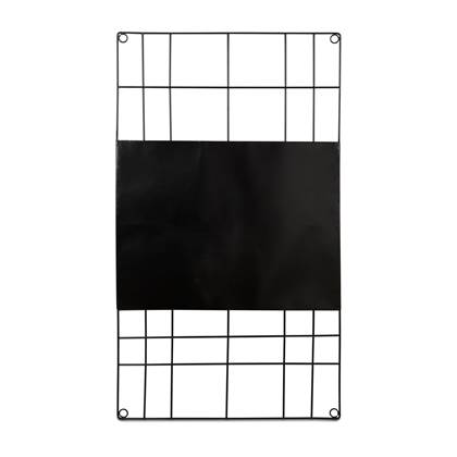 vtwonen Memo & Wire Magneetbord 105 x 60 cm Zwart Metaal Wanddecoratie Woonaccessoires